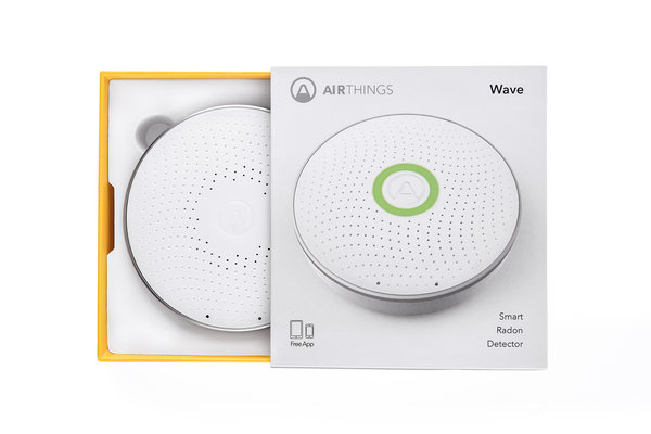 Airthings Wave - Monitor de Gas Radón - Bluetooth