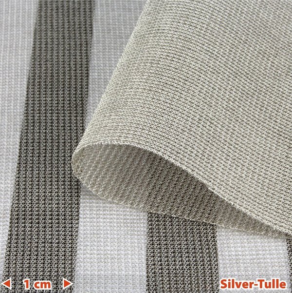 Silver Tulle | 50dB | ancho de rollo 140cm