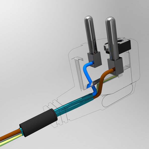Cable apantallado - sin conector - 3m
